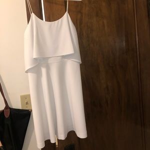 Alice + Olivia white sundress